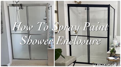 spray paint metal shower enclosure|diy aluminum shower enclosure.